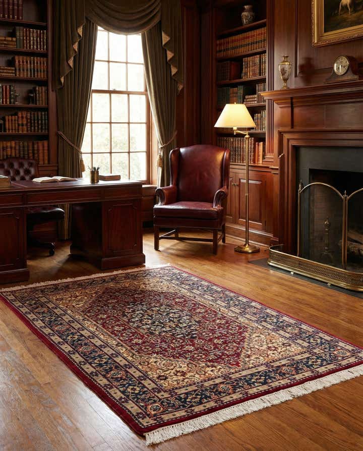 4' x 6' 2 Hand Knotted Jaipur Wool Rug