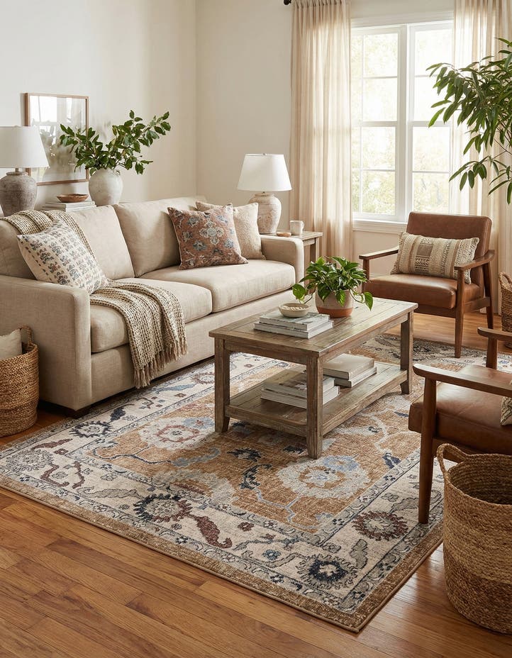 5' 3 x 8' Eco Traditional Rug