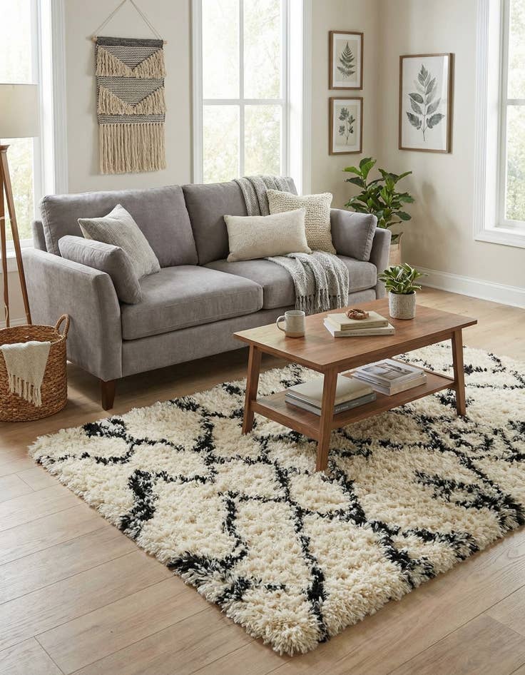 Detail image of 3' x 5' 3 Infinity Shag Rug