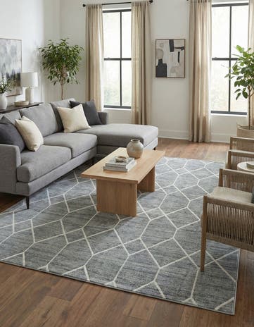 9' x 12' 2 Lattice Trellis Rug