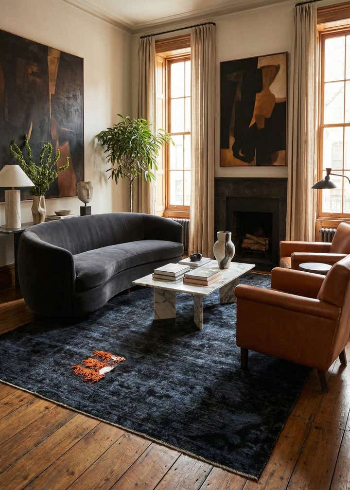 7' 6 x 10' 2 Hand Knotted Ultra Vintage Persian Wool Rug