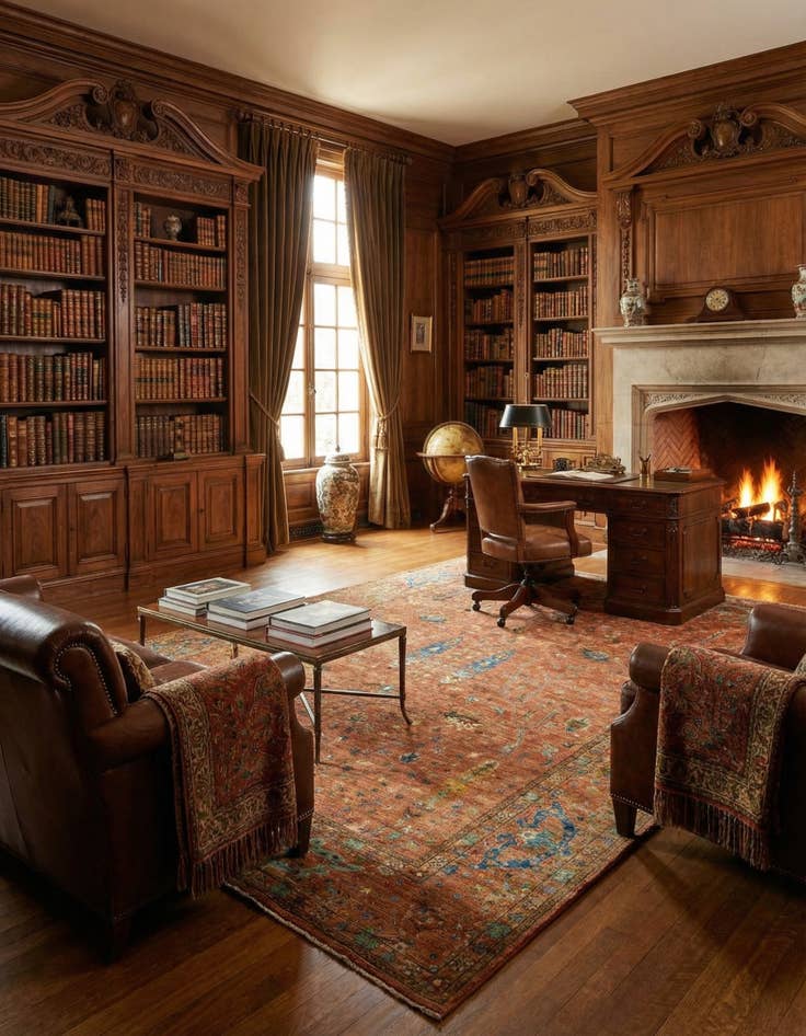 Detail image of  8' 1 x 11' 5 Samarkand Wool Rug