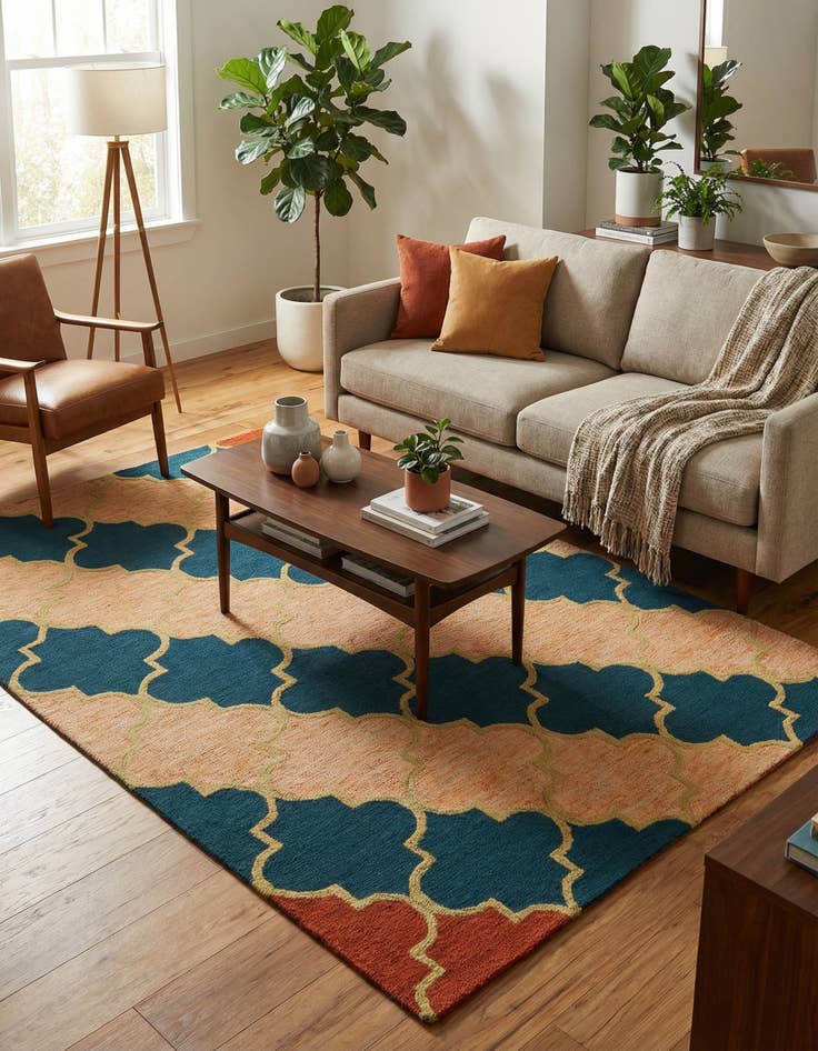 Detail image of 5' 1 x 7' 7 Luna Rug