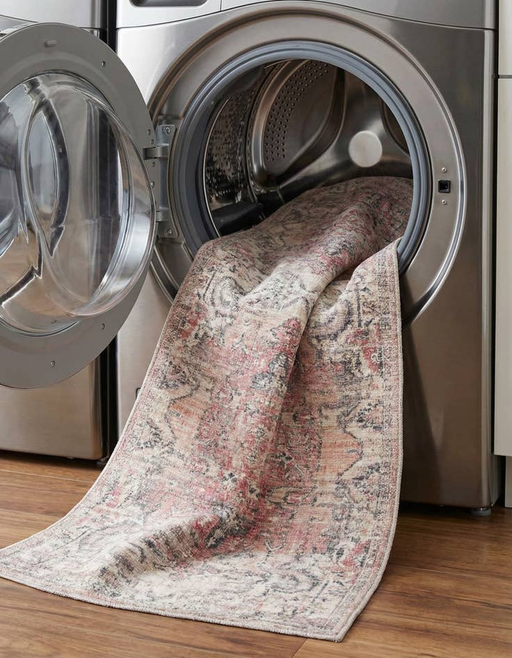 Detail image of  2' 7 x 14'  Washable Nostalgia Runner Rug