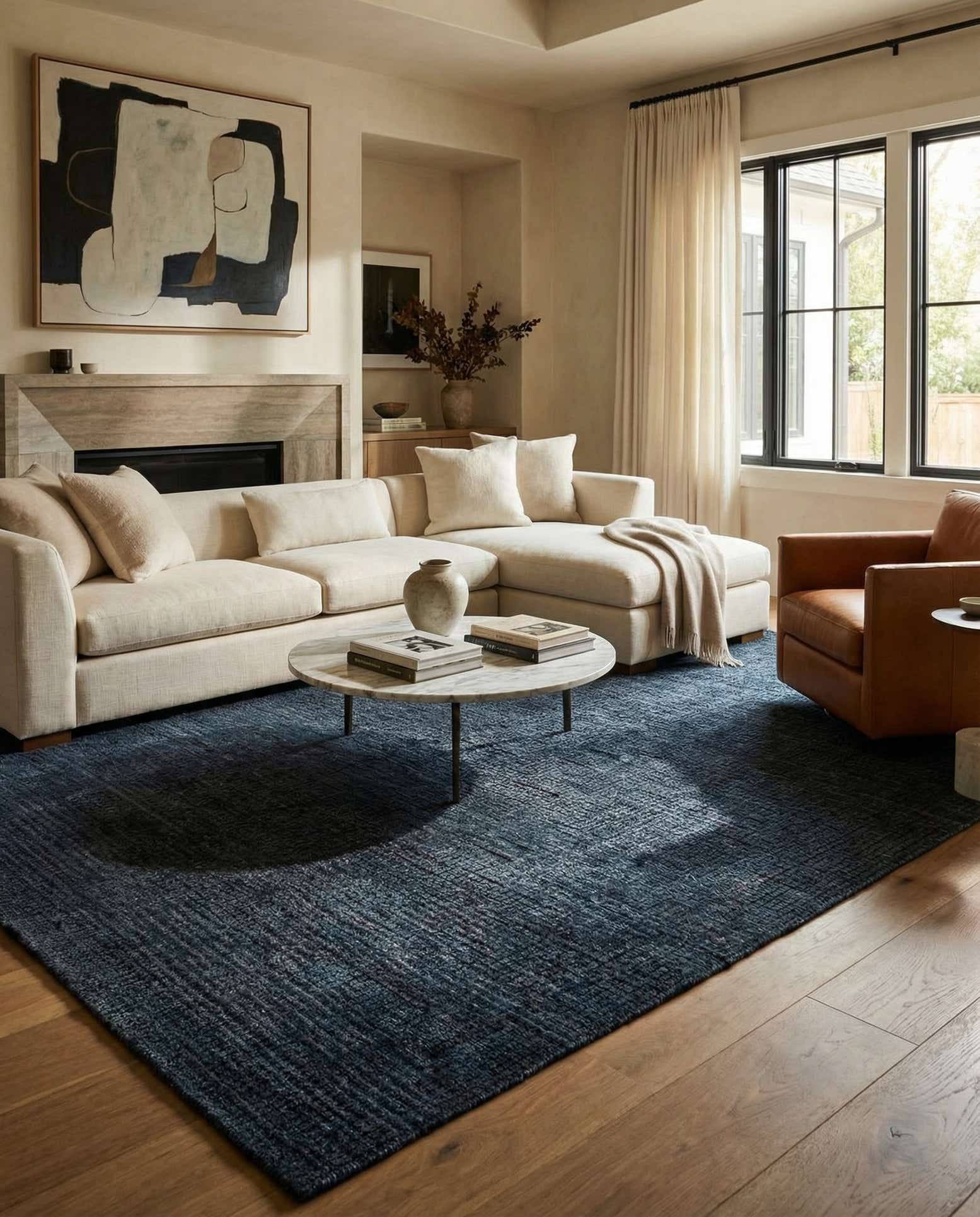7' 9 x 10' 1 Hand Knotted Darya Wool Rug