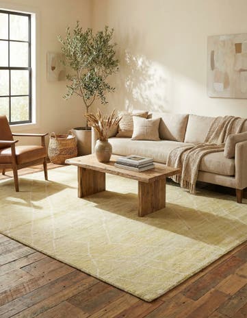 5' 8 x 7' 10 Hand Knotted Moroccan Wool Rug