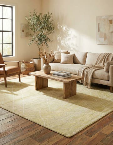 5' 8 x 7' 10 Hand Knotted Moroccan Wool Rug