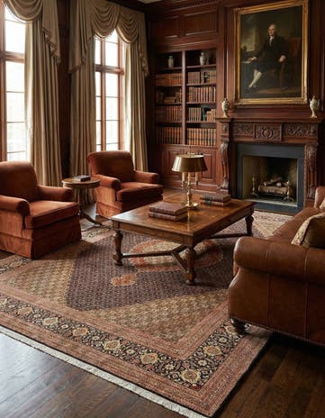 8' 3 x 11' 6 Tabriz Mahi Rug