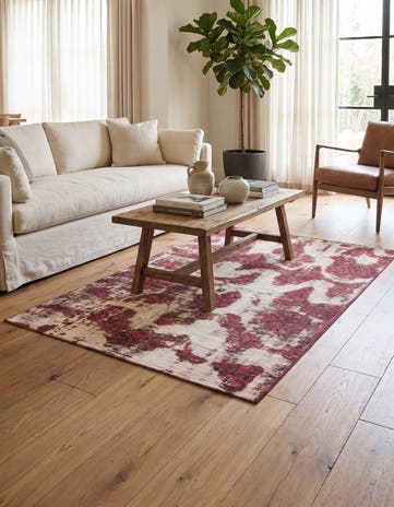 3' 7 x 6' 2 Hand Knotted Ultra Vintage Persian Wool Rug