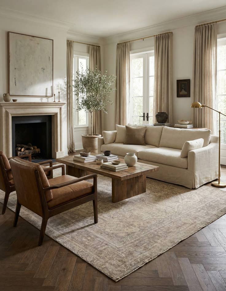 Detail image of  9' 8 x 12' 9  Hand Knotted Ultra Vintage Persian Wool Rug