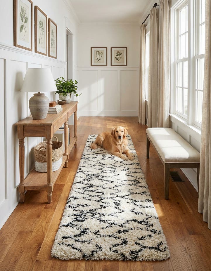 2' 7 x 12' Infinity Shag Runner Rug