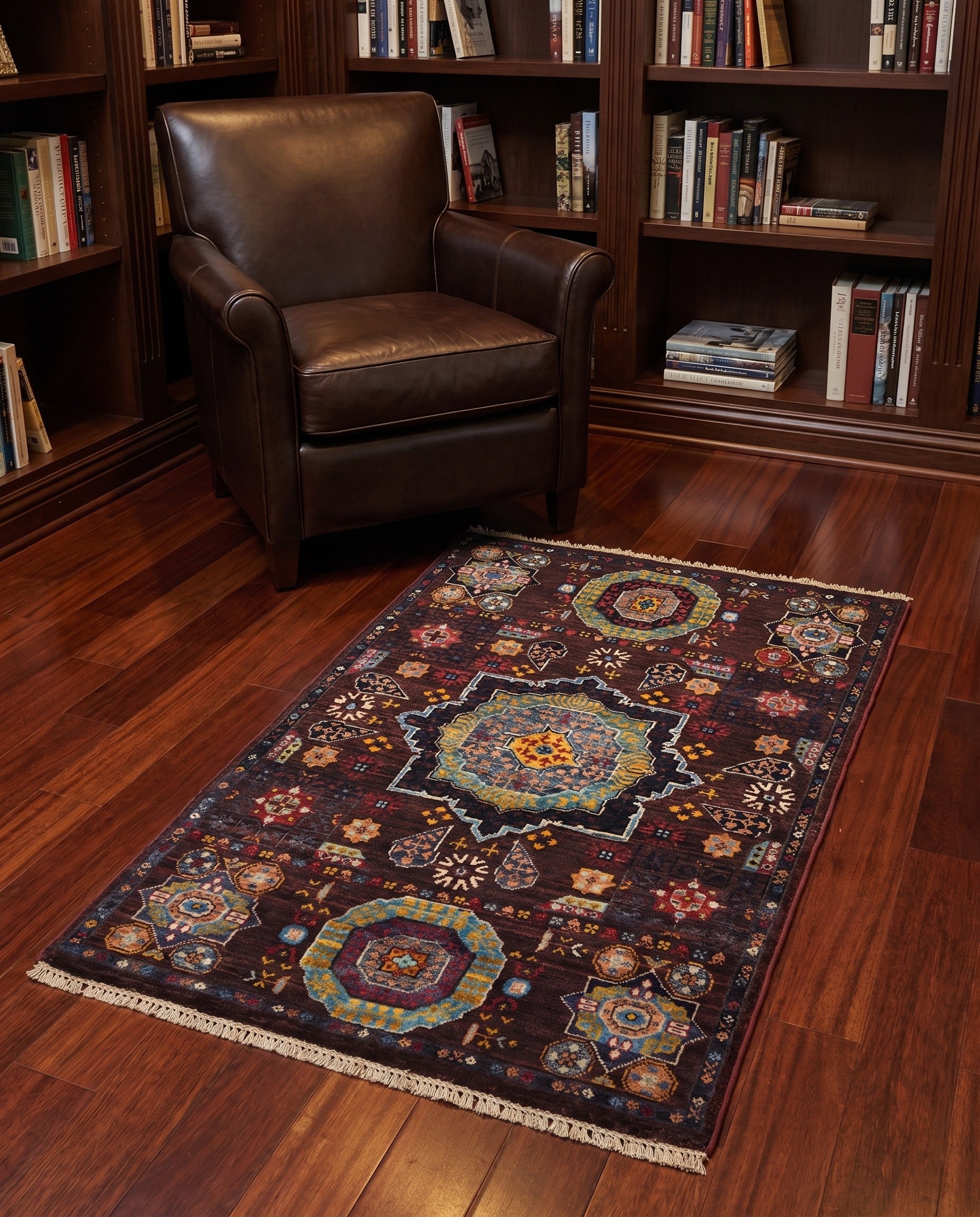 2' 7 x 4' 1 Hand Knotted Mamluk Ziegler Rug