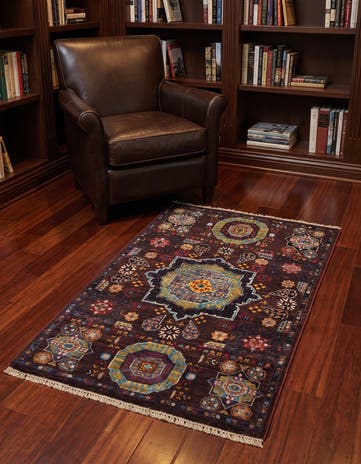 2' 7 x 4' 1 Hand Knotted Mamluk Ziegler Rug