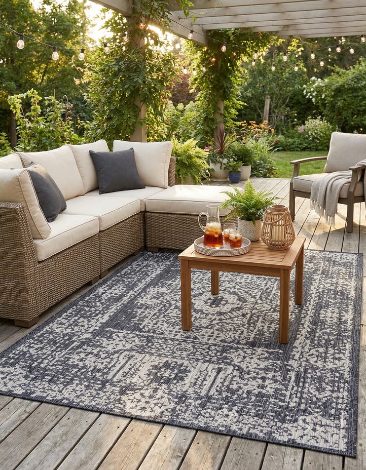7' x 10' Easy-Clean Traditional Indoor / Ou...
