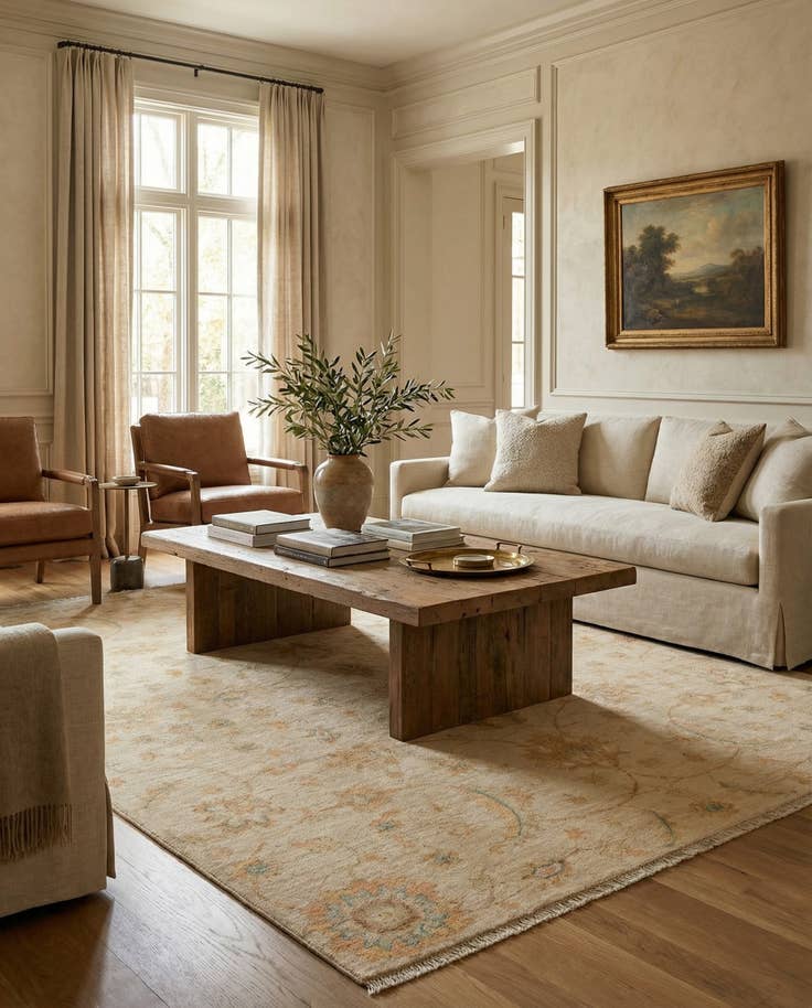 Detail image of 5' 9 x 7' 10 Ziegler Wool Rug