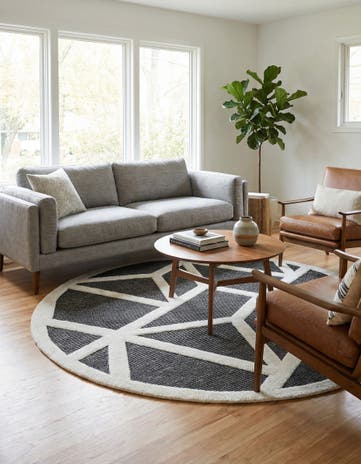 7' 10 x 7' 10 Prismatic Round Rug