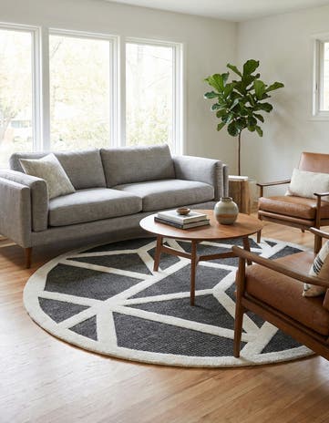 7' 10 x 7' 10 Prismatic Round Rug
