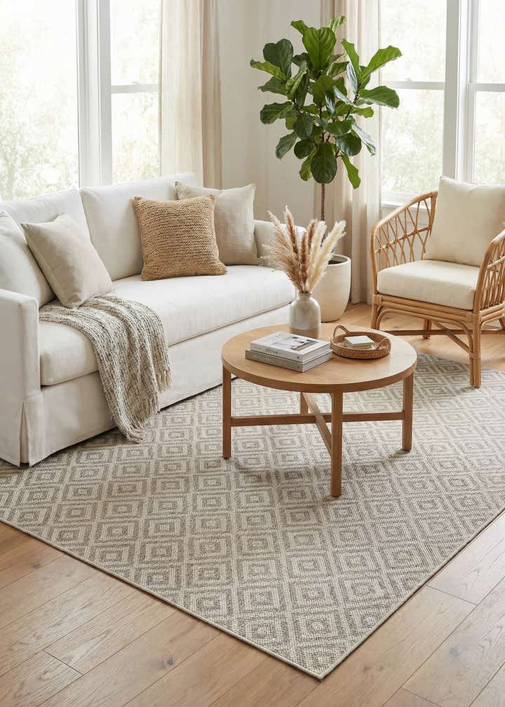 5' 3 x 8' Easy-Clean Jill Zarin Costa Rica Indoor / Outdoor Rug
