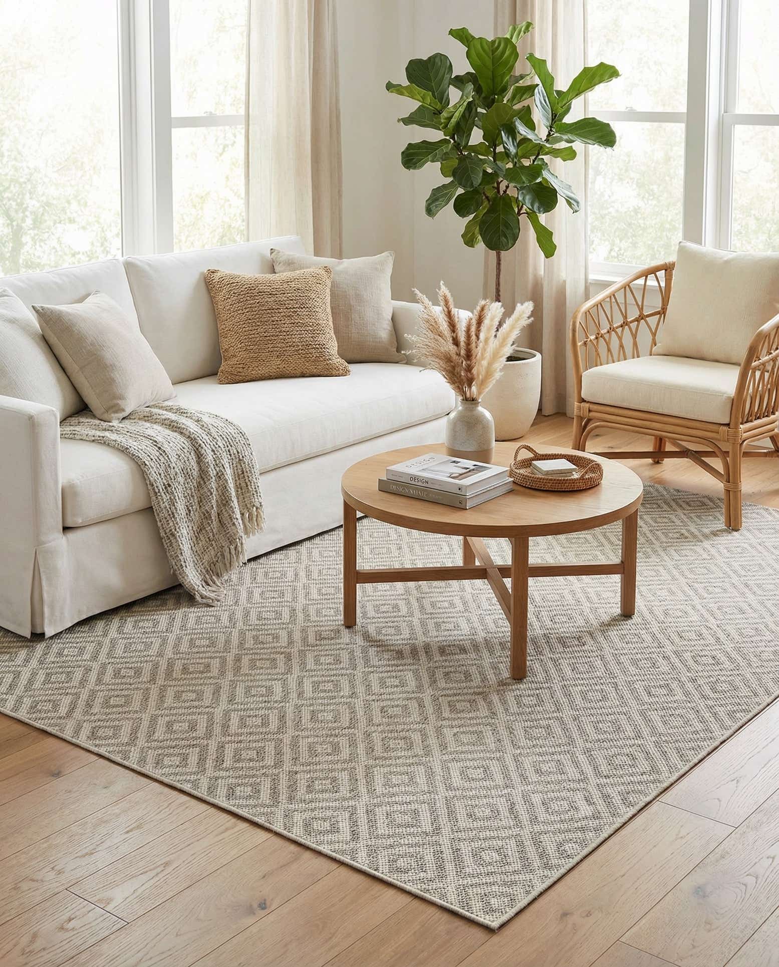 5' 3 x 8' Easy-Clean Jill Zarin Costa Rica Indoor / Outdoor Rug