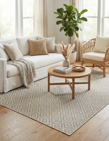 5' 3 x 8' Easy-Clean Jill Zarin Costa Rica Indoor / Outdoor Rug