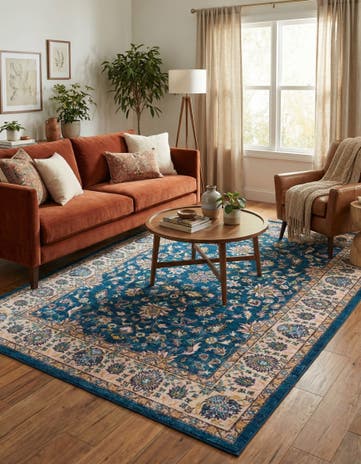 Egyptian Blue Medina Rug