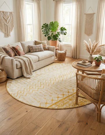 10' x 10' Moroccan Trellis Round Rug