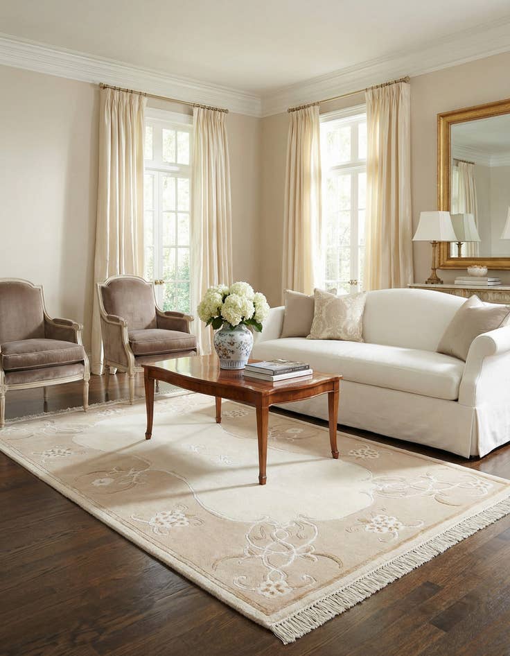 Detail image of  2' 9 x 5' 1  Hand Knotted Darya Rug