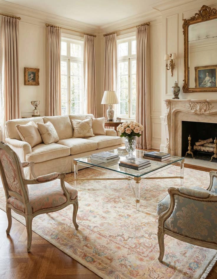 Detail image of  6' 6 x 10'  Hand Knotted Tabriz Persian Rug