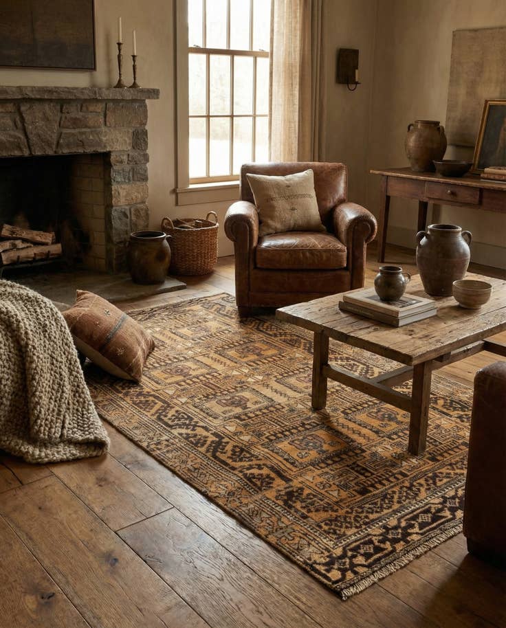 Detail image of 2' 11 x 5' 3 Hamedan Rug