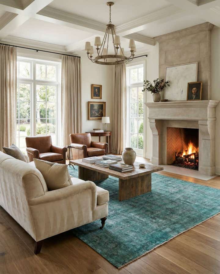 9' 8 x 12' Hand Knotted Ultra Vintage Persian Wool Rug