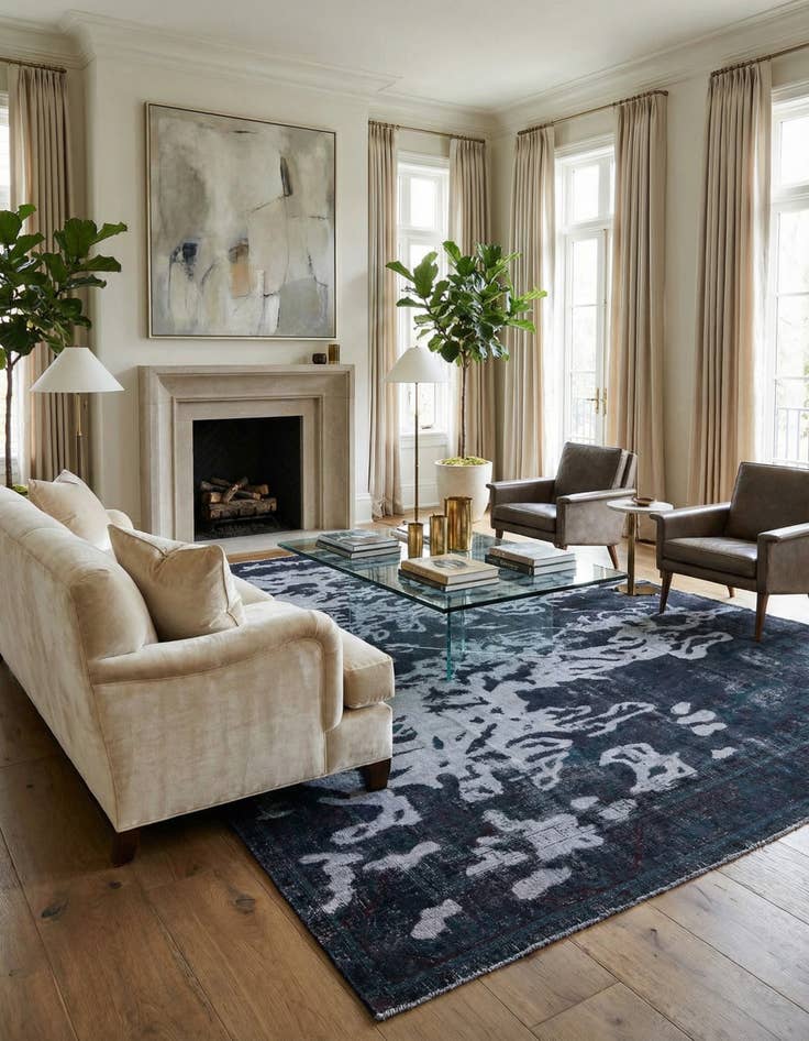 Detail image of 9' x 12' 1  Hand Knotted Ultra Vintage Persian Wool Rug