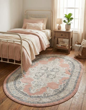 Rose Parker Oval Rug