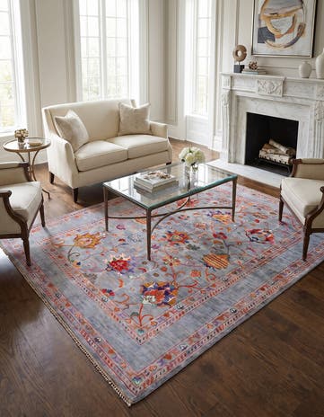 5' 1 x 6' 11 Hand Knotted Ariana Ziegler Rug