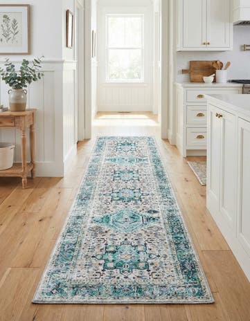 2' x 8' Washable Yara Runner Rug
