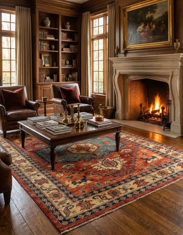 7' 4 x 9' 6 Sara Wool Rug