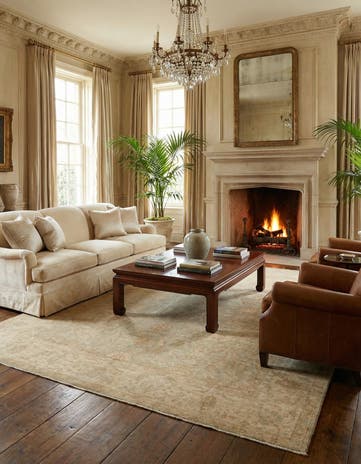 7' 9 x 9' 8 Ziegler Wool Rug