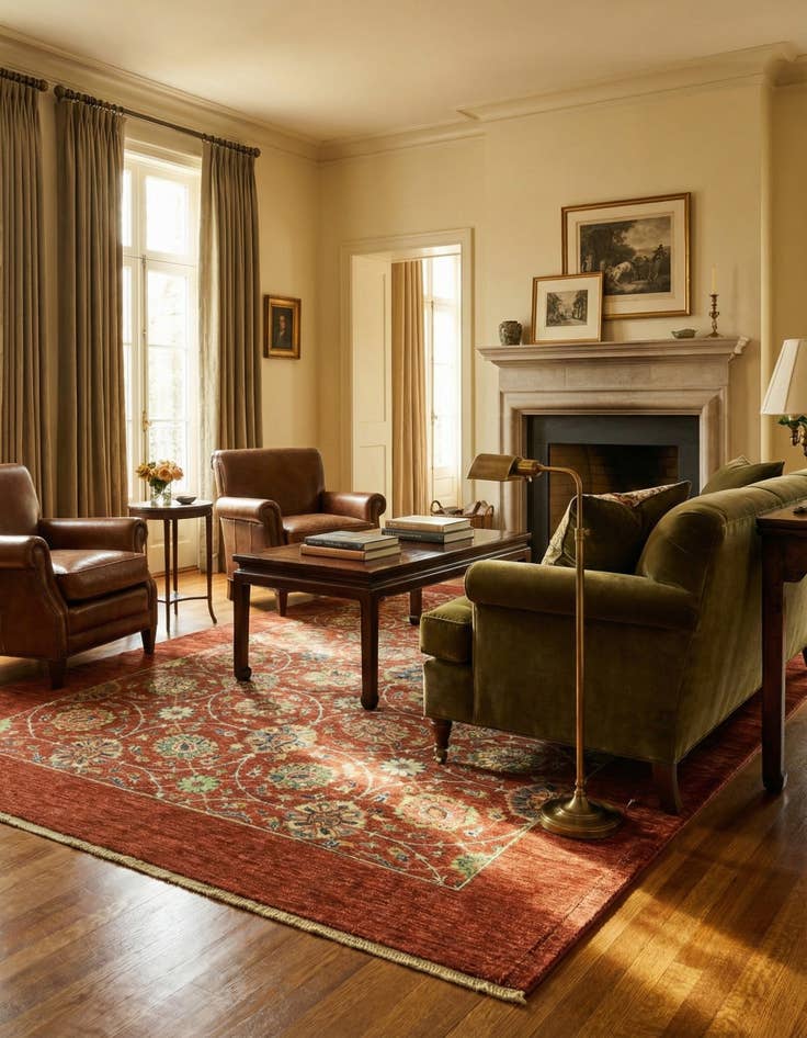 Detail image of 5' 9 x 7' 8  Hand Knotted Ariana Ziegler Rug