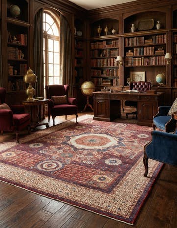 9' 8 x 13' 11 Hand Knotted Amina Rug