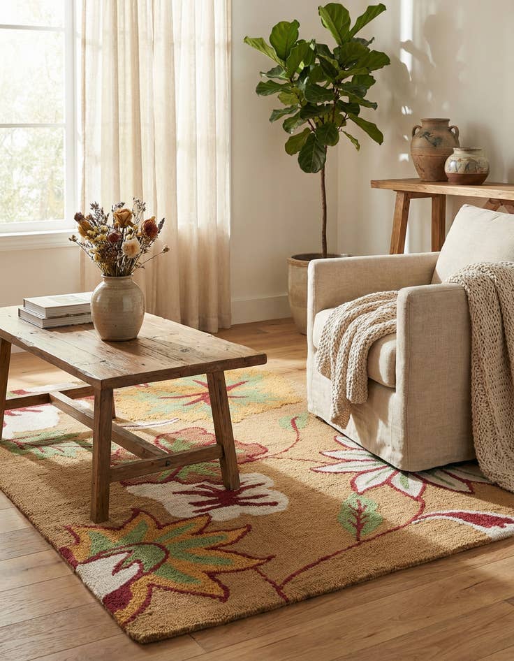 Detail image of 4' x 6' Agra Rug