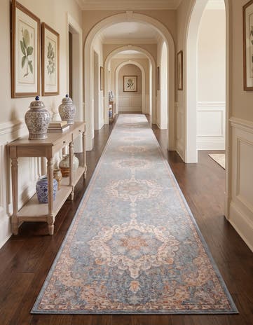 Blue Newport Runner Rug