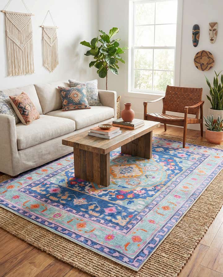7' 6 x 10' 6 Washable Timeless Rug