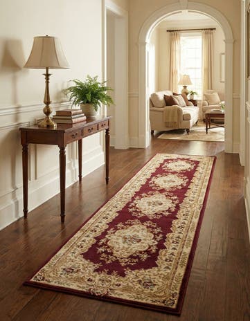 2' 7 x 13' Classic Aubusson Runner Rug