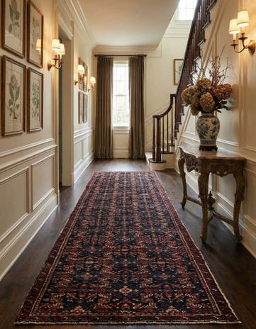 2' 6 x 16' 1 Hamedan Wool Runner Rug