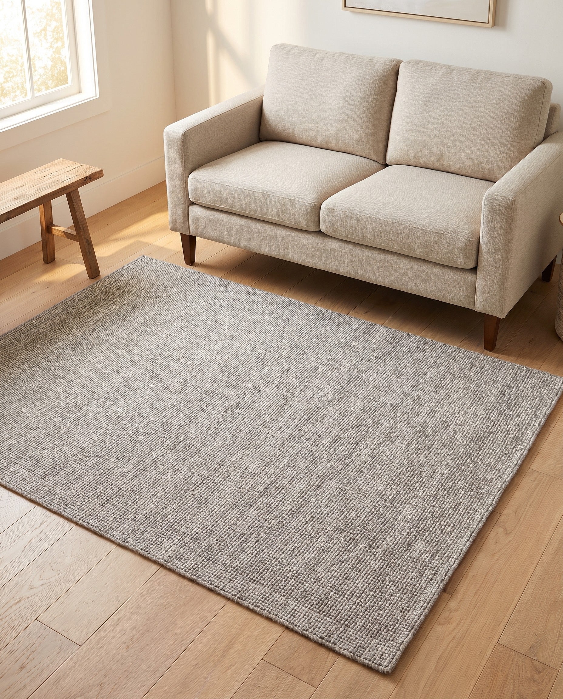 4' 1 x 6' 1 Hand Woven Jill Zarin English Manor Farmhouse Wool Rug