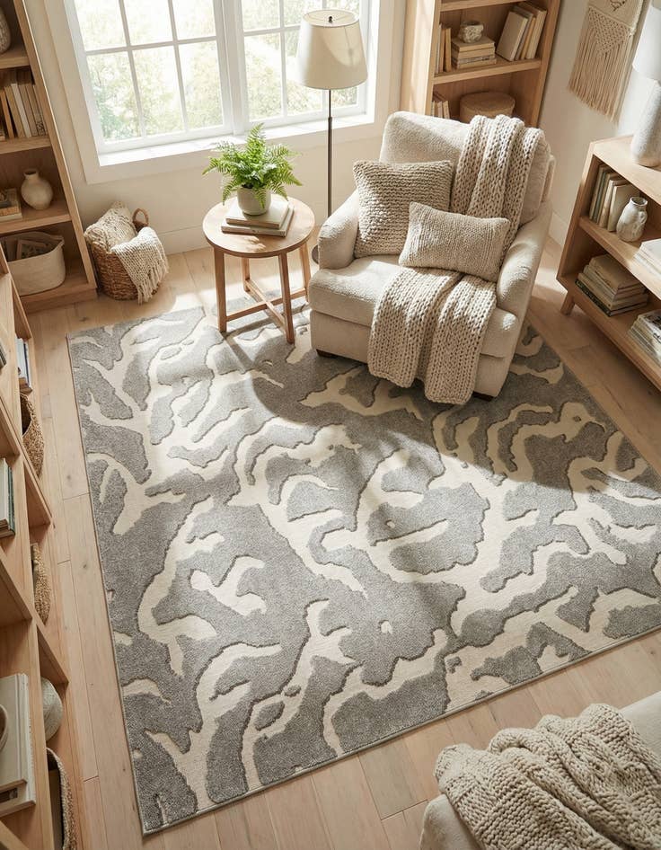 Detail image of 10' x 10'  Washable Sabrina Soto Indoor / Outdoor Square Rug