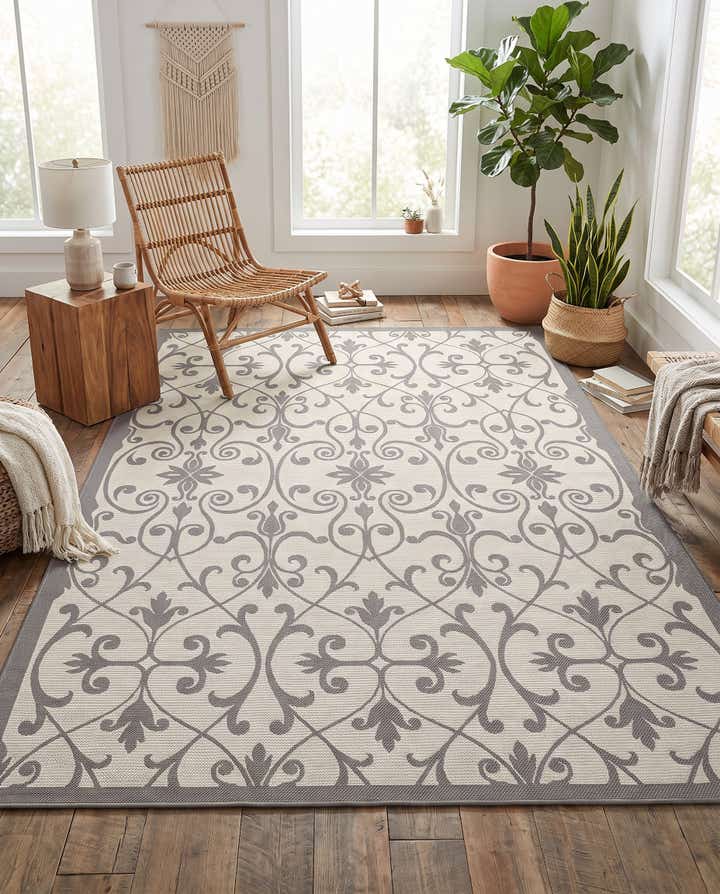245cm x 345cm Fácil de limpiar Botanical Alfombra Comprar todos los estilos