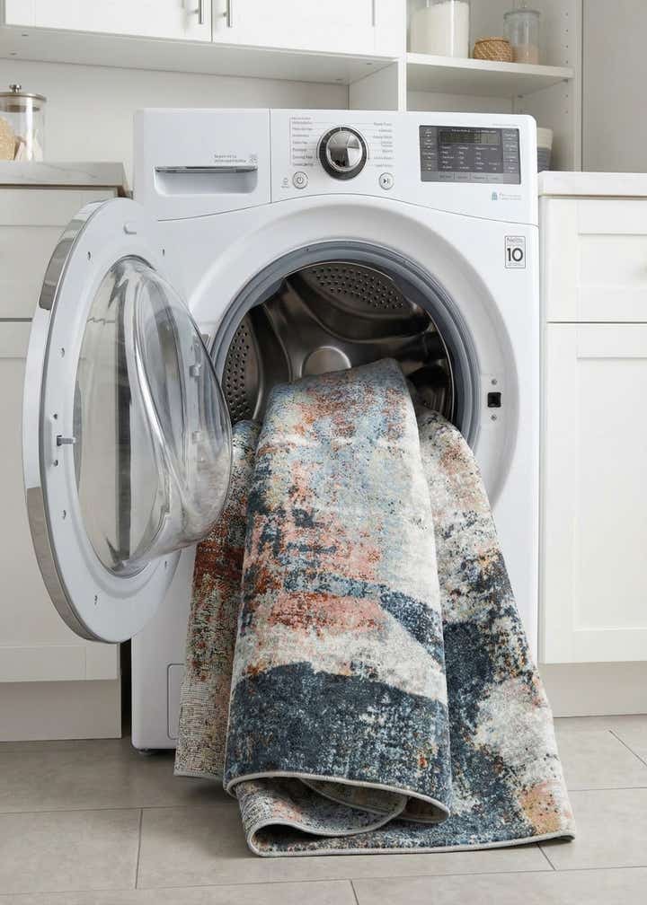 7' 10 x 7' 10 Kamala Washable Round Rug
