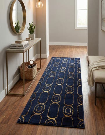 2' x 5' Vogue Geo Runner Rug