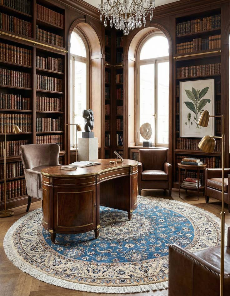 Detail image of 6' 11 x 6' 11 Nain Round Rug