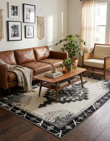 5' x 8' Washable Timeless Rug